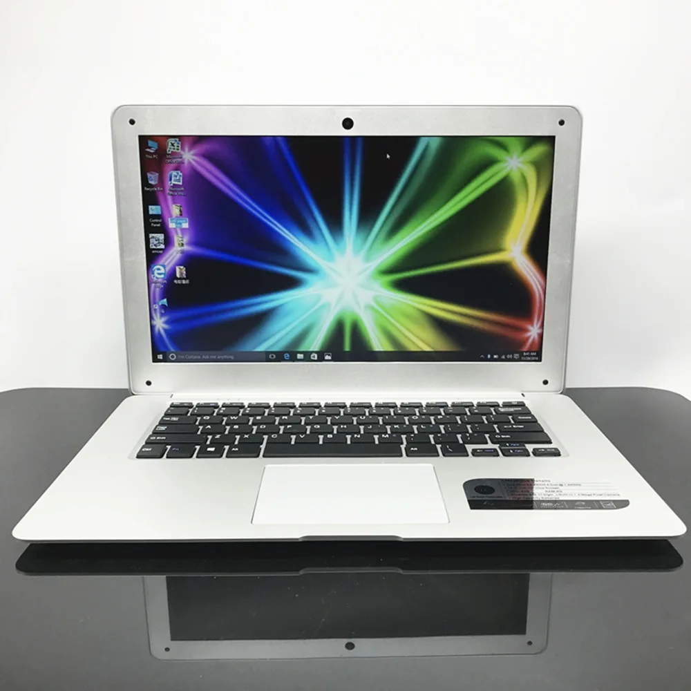  Windows10 14inch Laptop PC Computer Notebook Qual Core In-tel Atom X5-Z8300 1.44Ghz 4G 64G SSD Wifi Webcam PC Tablet  