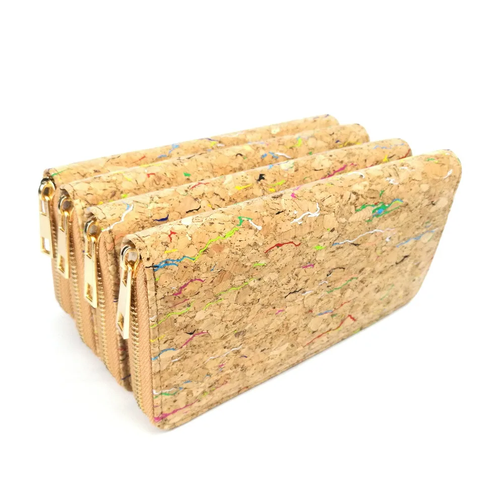rustic cork wallet women cork purse (1)