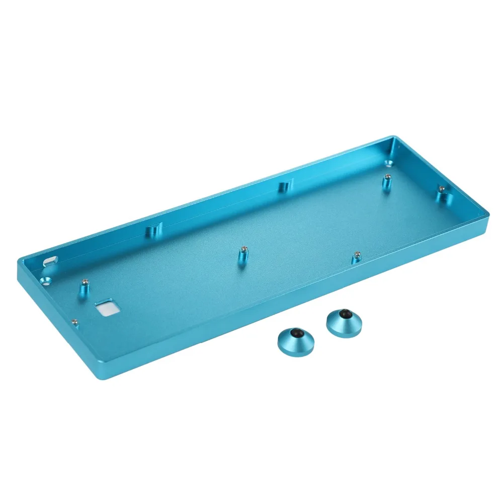 Cnc Gh60 Anodização de Alumínio para a 60 de Jogos Mecânicos Teclado Compatível Gk61x Gk64x Pok3r Atacado Case - Imagem 6