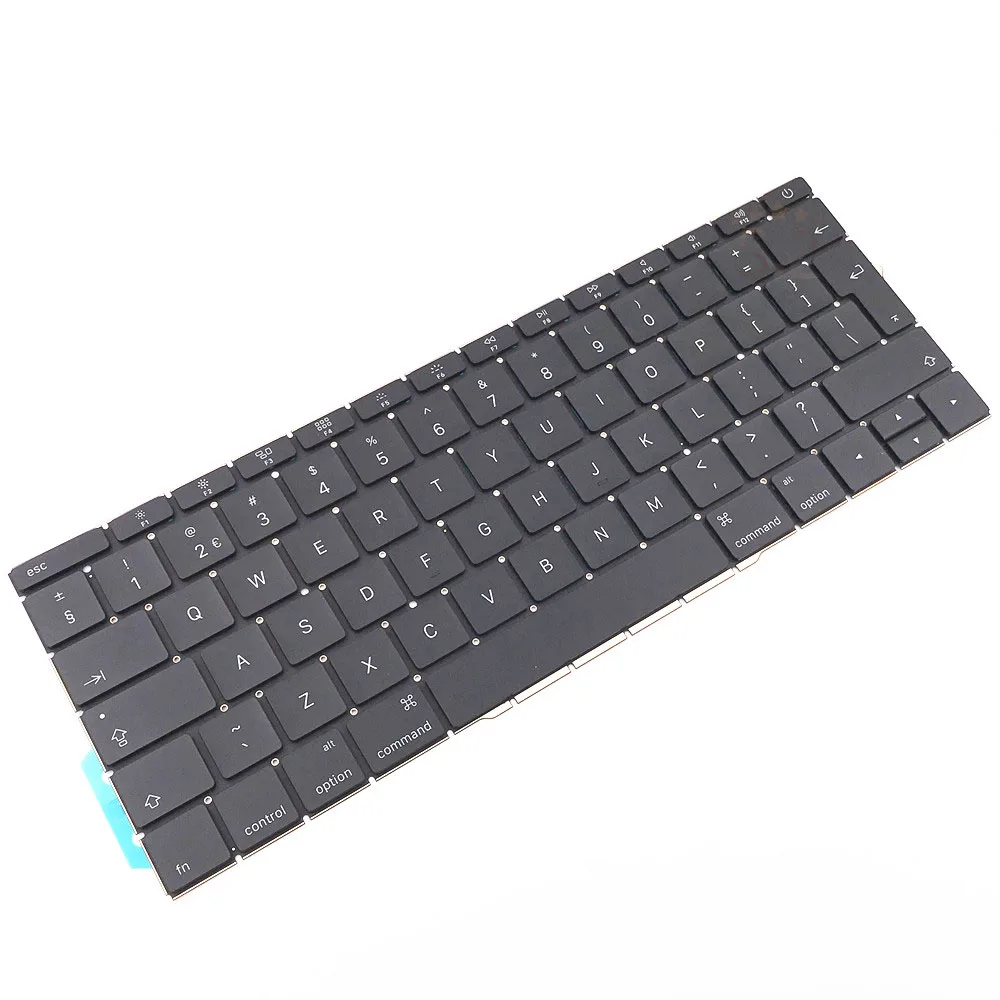 Новая клавиатура A1708 для Apple Macbook 1" A1708 Великобритания egnlist клавиатура