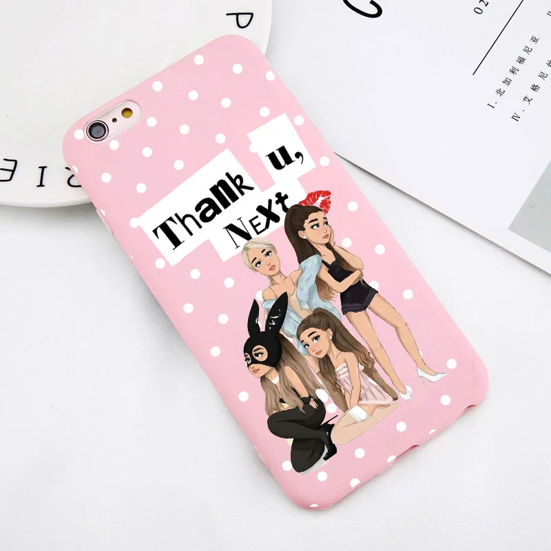 --P Чехол Ariana Grande Ag ciciber thank u, the next adoante из ТПУ для iPhone 4 5 6 7 8 plus x XR fundas Capa Cover - Цвет: --P
