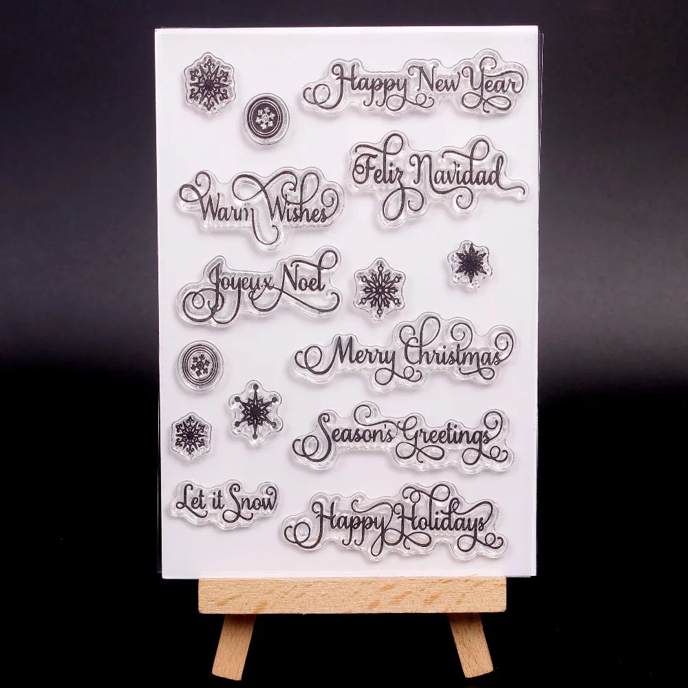 Transparent Clear Silicone Stamps for DIY Scrapbooking Card Making diy