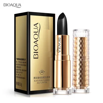 

Bioaqua Black Rose Lip Balm Natural Plant Extract Moisturizing Refine repair lip wrinkles For Woman Nourishing Lip Care baby lip