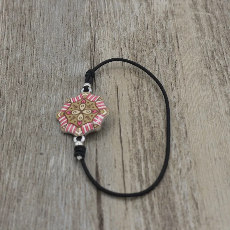 Mandala Patterns pendant charm bracelets (2)