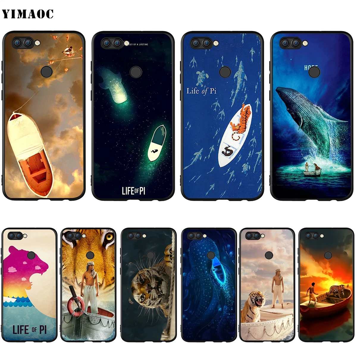

YIMAOC Life of Pi Case for Huawei Mate 10 P8 P9 P10 P20 P30 P Smart Lite Pro Mini 2017