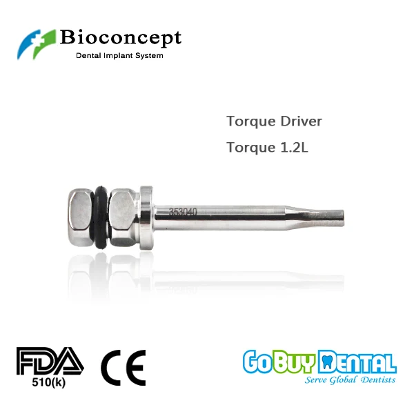 Osstem TSIII&Hiossen ETIII Compatible Bioconcept BV Dental Instrument Torque Driver D 1.2mm, long (353040) Osstem TSIII&Hiossen ETIII Compatible Bioconcept BV Dental Instrument Torque Driver D 1.2mm, long (353040)