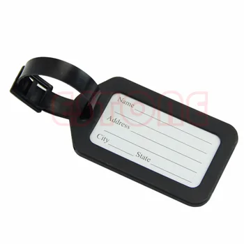 

THINKTHENDO Practical ID Tag Name Tag Label PVC Travel Luggage Baggage Holder Suitcase
