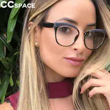 Солнцезащитные очки "кошачий глаз" оправы для очков Для женщин бровей трендовая стильная UV400 Оптический Модные компьютерные очки 45656