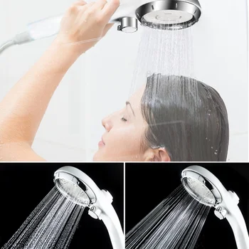 

Removable And Washable Water-saving Shower Head Shower One-button Water Stop Adjustable Flow Size Shower Head
