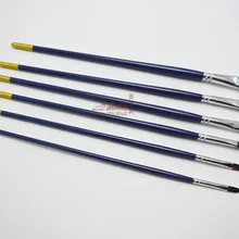 6 шт./компл. высокого качества цветок норки язык пик акриловые краски Березовая палочка масляная краска художественные кисти товары для профессионального искусства