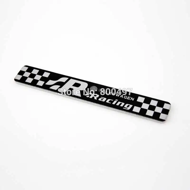 Newest Aluminium Alloy Car Trunk Emblem For Volkswagen Racing Newest Aluminium Alloy Car Trunk Emblem For Volkswagen Racing Accessories Adhesive Logo Styling Badge In Stickers From Automobiles