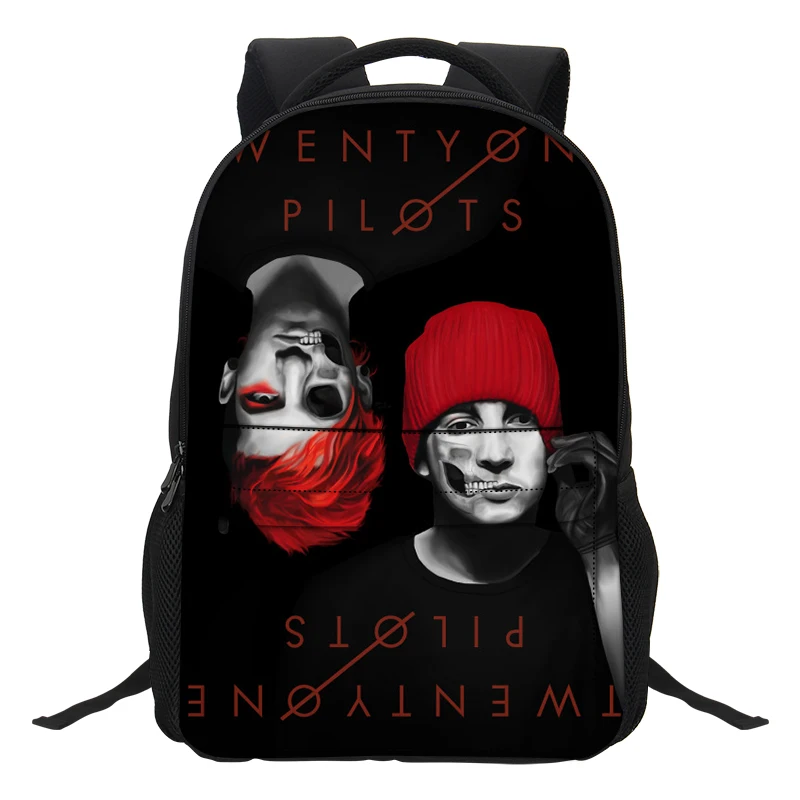 VEEVANV школьные рюкзаки для мальчиков модные сумки на плечо с принтом Twenty One Pilots