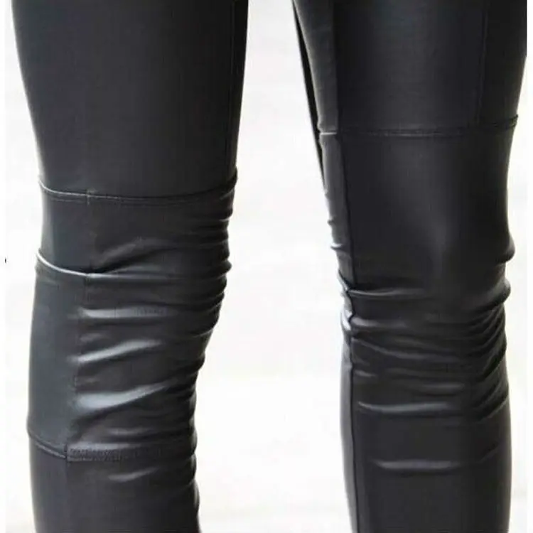 2015-women-sexy-Black-coffee-Modal-leggings-leggin-plus-size-girl-pants-Patent-leggings-free-shipping4