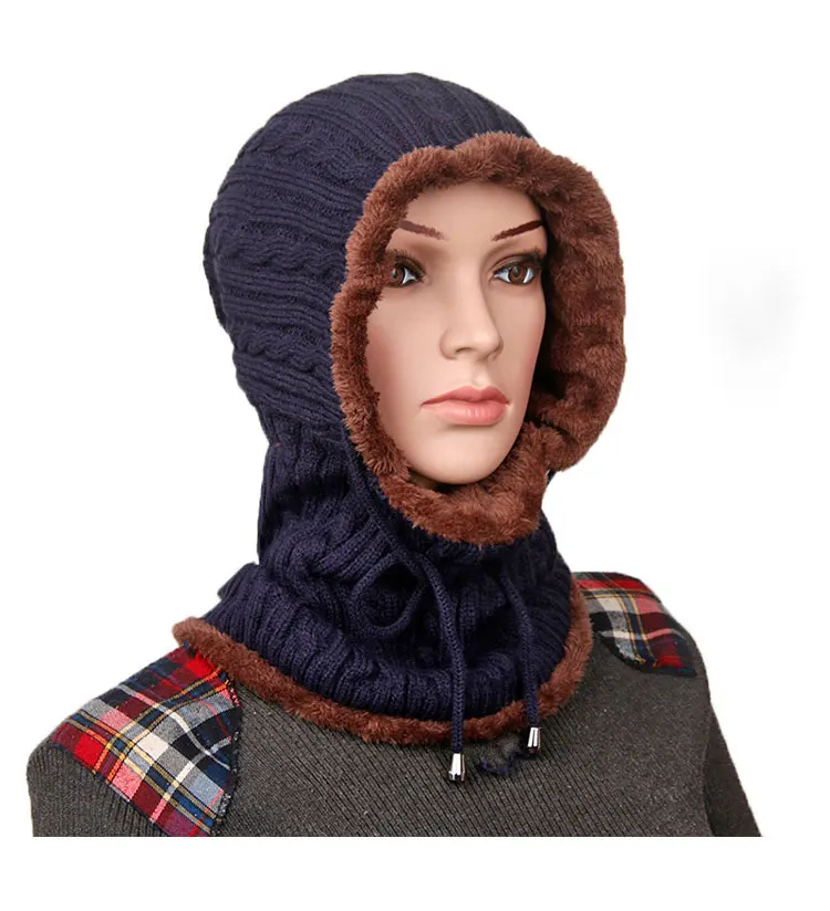 Knitted Hat beanie men hat winter hats for women men winter cap men women winter hat gorros hombre invierno Skullies Beanies (7)