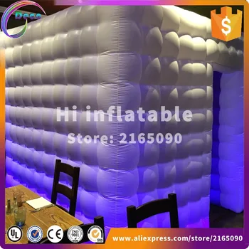 

Colorful LED Lighting Air Wall Inflatable Advertising Photo Booth For Sale