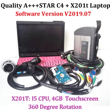 

Wifi MB Star C4 SD Connect with V2019.07 hdd OBD2 Diagnostic Interface MB Star C4 Work with I5 X201t Laptop Support Online
