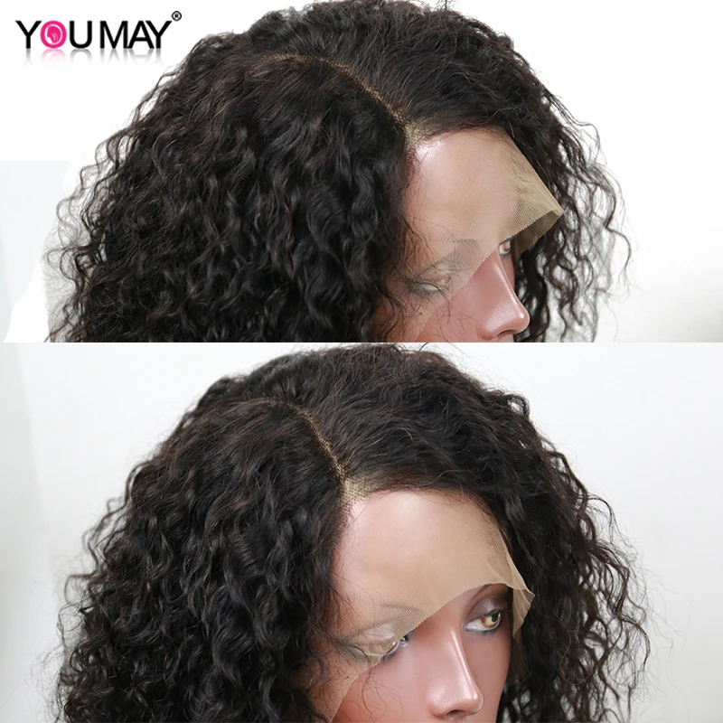 Curly Bob Wig 130 Density Glueless Full Lace Wig Peruvian Human Hair For Women Free Part Hairstyle You May Remy Hair Curly Bob Wig 130 Density Glueless Full Lace Wig Peruvian Human Hair For Women Free Part Hairstyle You May Remy Hair