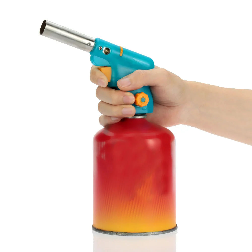 Gas Torch Flamethrower Butane Burner Electronic Ignition Baking Welding