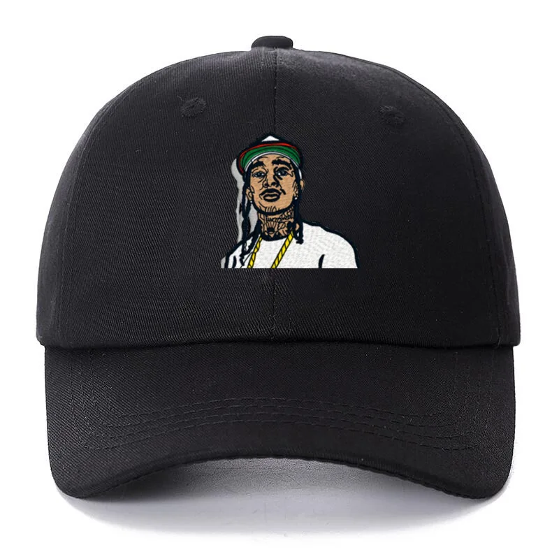 

New Singer Nipsey Hussle Cartoon Hat Cotton Baseball Cap For Men Women Adjustable Hip Hop Dad Hat Rap Music Embroidered Cap