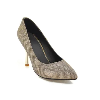 

Sexy stilettos high-heeled shoes to 18 years in the spring and autumn period and the shallow mouth size code