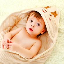Newborn Baby Swaddle Wrap Muslin Receiving Blanket Rabbit Baby Pram Sheets Etamin Infant Organic Baby Blankets Sleepsack 508005