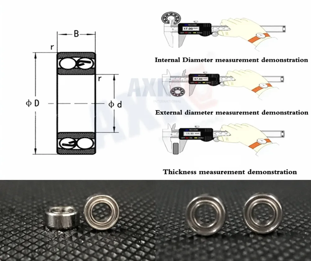 2019 г. Реальные прямые продажи R4zz подшипник Abec-3 (10 шт) 1/4 "x5/8" х 0,196 "дюйм, миниатюрный R4 zz, шариковые подшипники R4z для части модели RC