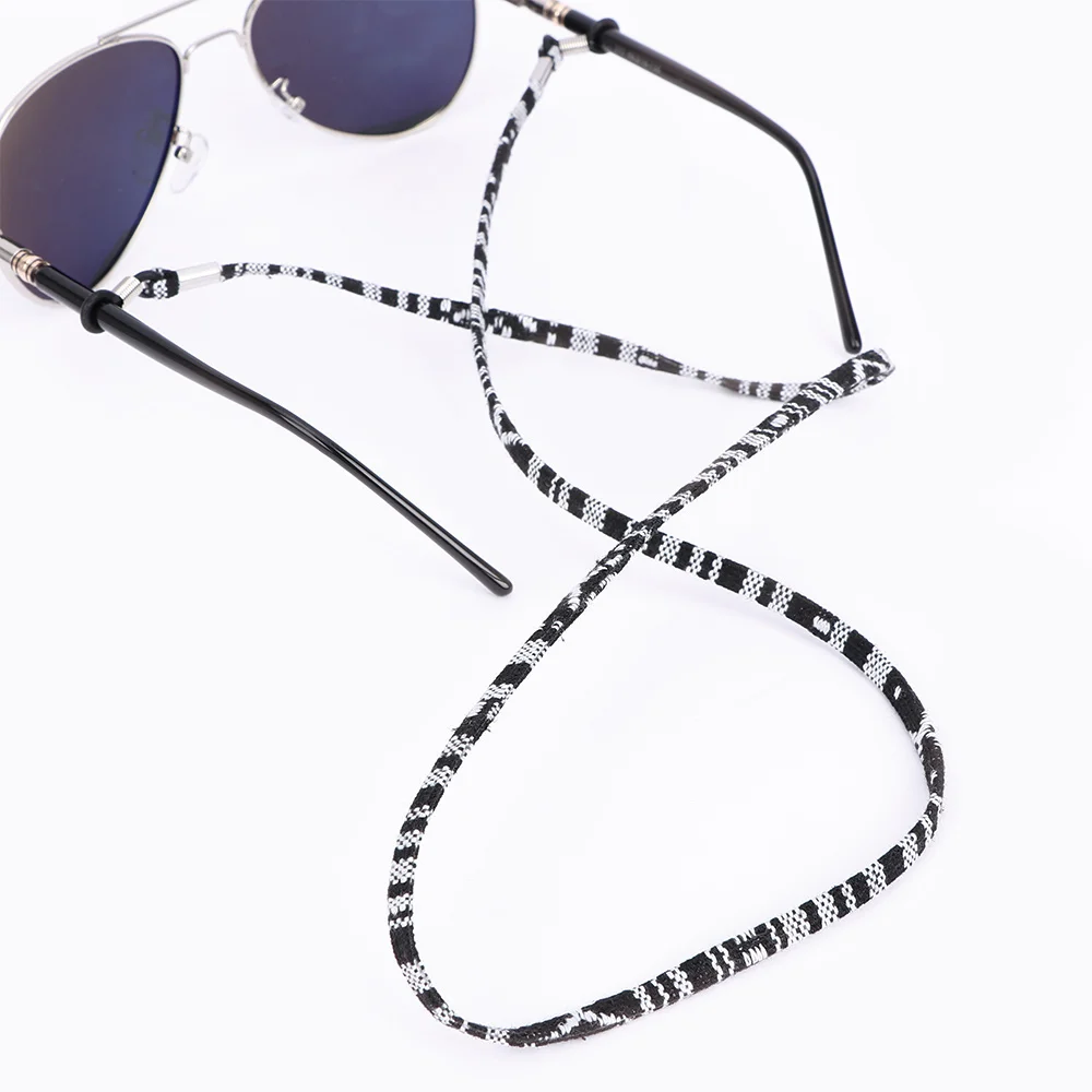 Модные шикарные цепочки для очков, очки, противоскользящая веревка, солнцезащитные очки, цепочка для очков для чтения, очки, шнур, держатель, ремешок на шею