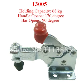 

5PCS Vertical Type Toggle Clamp 13005 Holding Capacity 68KG 150LBS Flange Base