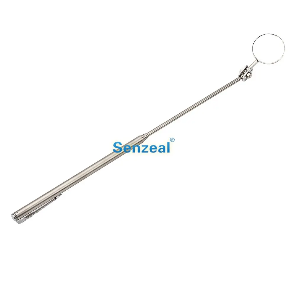 

Senzeal Automotive Telescoping Inspection Mirror Retractable Round 360 Degree Adjustable Mirror And Adjustable Extended Handle