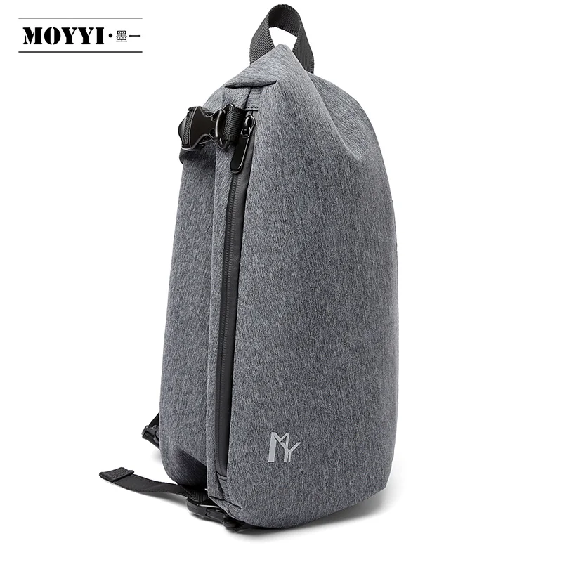 

MOYYI Men's Chest Bag Men Waterproof Chest Pack Functional Travel Organizer Male Sling Anti Theft Bags