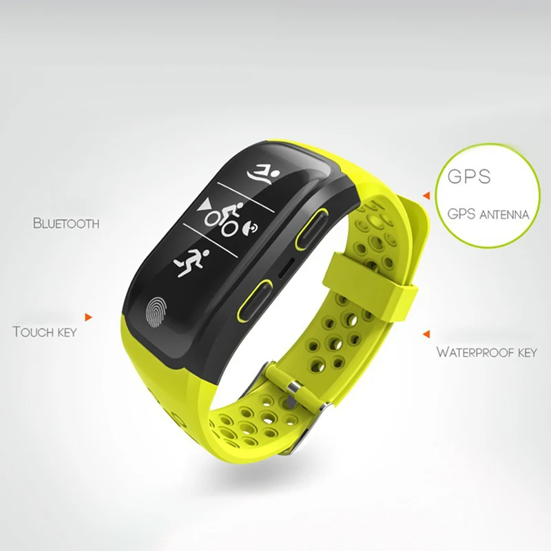

HOT Smart Band Bracelet Bluetooth GPS Heart Rate Sleep Monitoring For Sport IOS Android Drop shipping