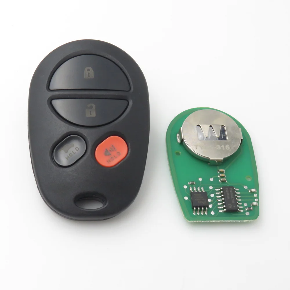 Toyota 4buttons remote key 315mhz 01