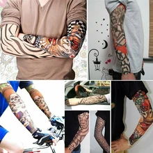 Татуировка охлаждающий рукав Баскетбол Гольф УФ солнцезащитный крем открытый 6 шт. набор Прохладный