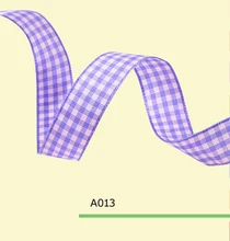 7/8″ Inch 22mm purple tartan ribbon