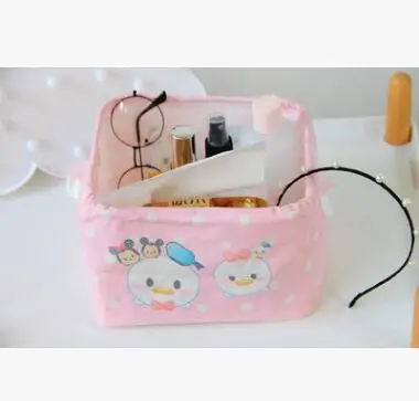 Мультяшная симпатичная корзина для белья настольная Складная розовая игрушка сумки для хранения мелочей ванная комната ювелирные изделия косметические корзины для хранения косметики - Цвет: Розовый