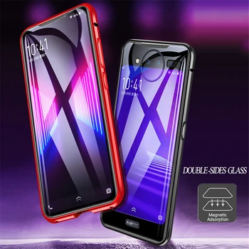 

Magnetic Case For VIVO NEX 2 Dual Screen Luxury Metal Frame & Double Sides Tempered Glass Phone Shell For Vivo Nex 2 Nex2 Case