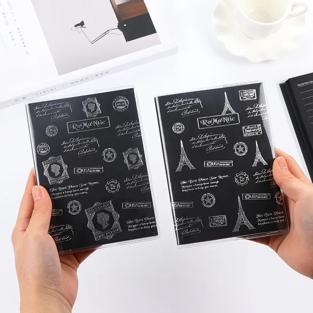1 Pc Cute Black Tower Notebook English Vocabulary Book School Office 1 Pc Cute Black Tower Notebook English Vocabulary Book School Office Supplies Daily Notepad Graffiti