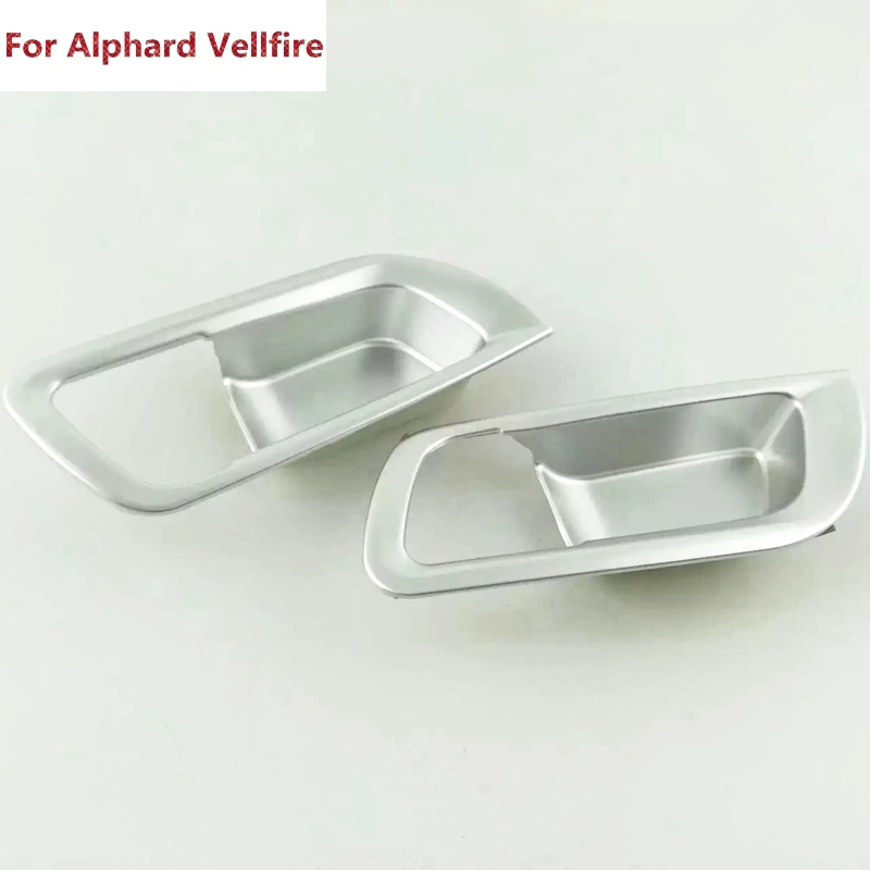For Toyota Alphard 2016 2017 2018 ABS Matte Front Door Handle Bowl Decoration Cover Interior Protection Trim Car Accessories 2pc |