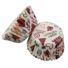 100 шт./SettMuffin Бумажные Формочки Для Выпекания торт форм Кекс Лайнер выпечки Muffin Box чашки случае поднос для вечеринок форма для торта декоративная Toolds