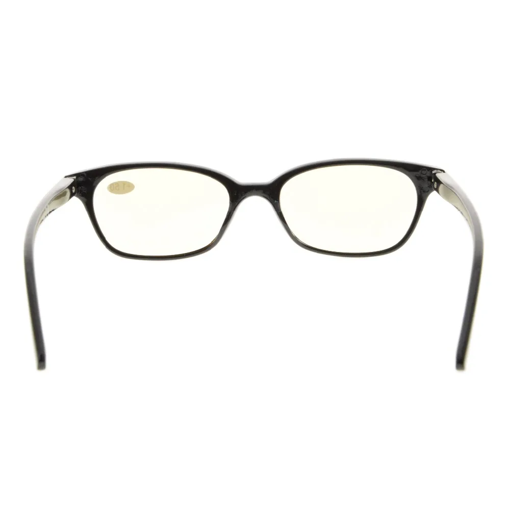 CG068 Eyekepper Винтаж Пластик рамка Пружинные шарниры компьютерные очки для чтения очки с желтыми линзами