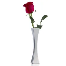 Европейский стиль, квадратная ваза из нержавеющей стали, Настольная Цветочная бутылка, металлическая ваза, ваза для домашнего декора