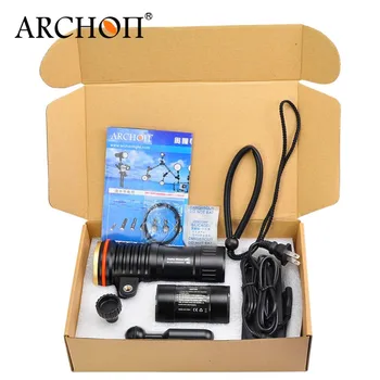 

ARCHON WM16 DM10 diving video light max 2700 lumen COB LED 100 meter underwater spot light photography torch with battery pack