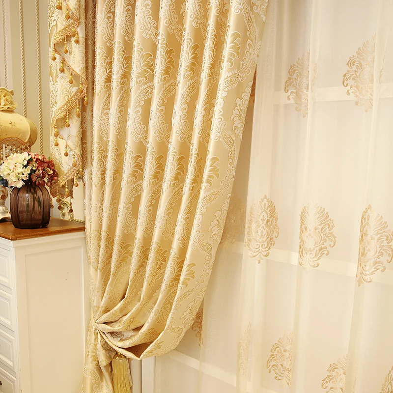 Perdele Europene De Lux Golden Royal Pentru Perdele De Dormit