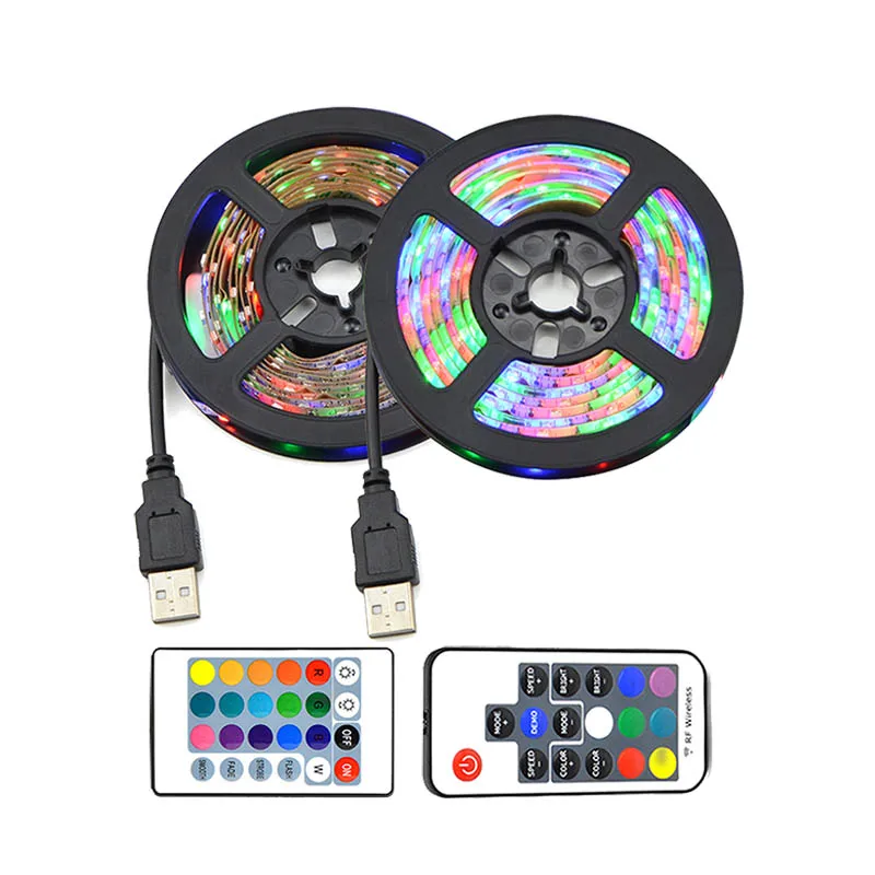 

LED Light Kitchen Cabinet 5V USB LED RGB Tape White Warm White Waterproof LED Light For Cupboard Wardrobe TV Decoration Lamp