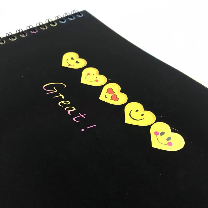  Happyxuan 8packs(80 sheets) Kids Paper Mix Sticker Set Reward Child Kindergarten School Teacher Scr - 33016519733