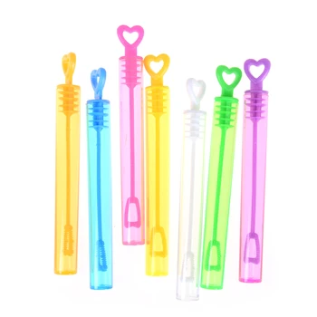 

5pcs Children Heart Tube Bubble Wand Favours Party Table Bubble Stick Decoration Accessories