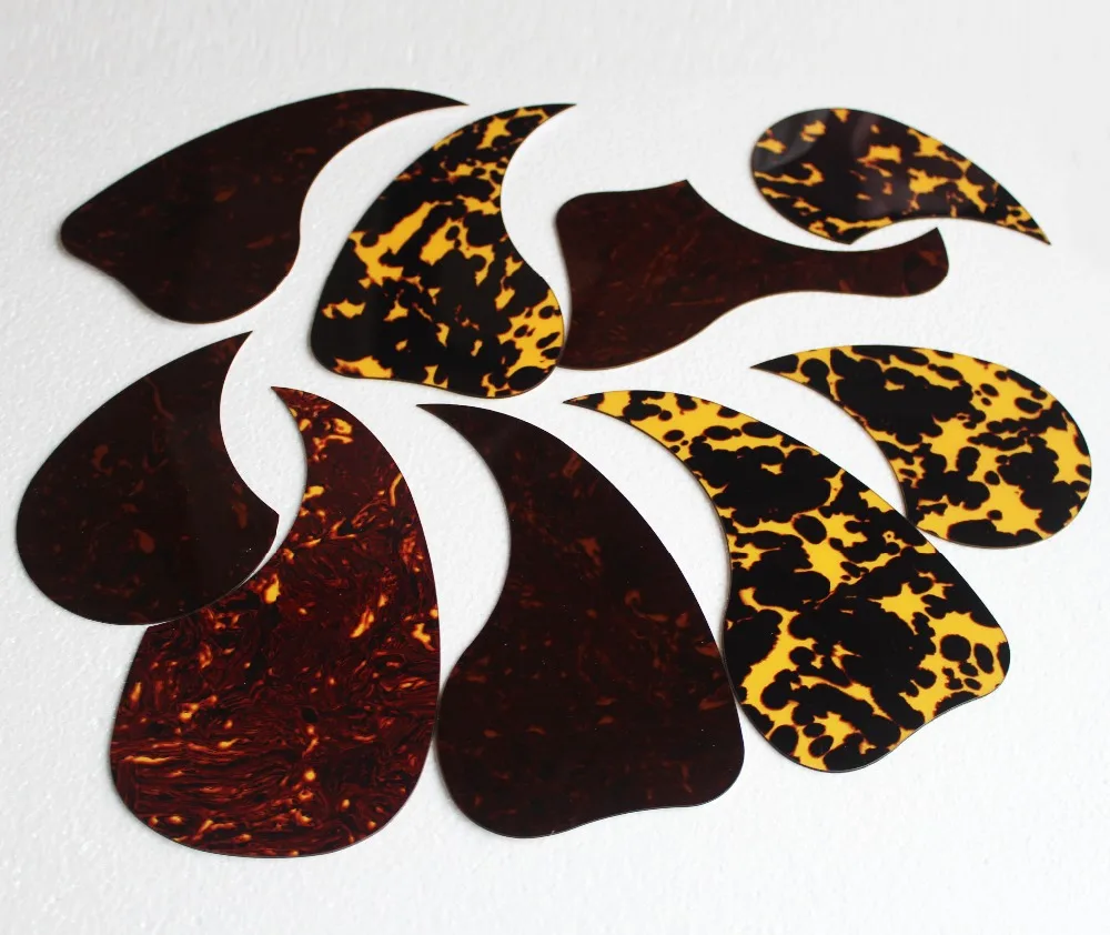 wholesale 10 PCS Acoustic guitar pickguard, celluloid material, 1.2MM