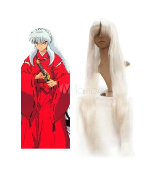 

FREE SHIPPING ! ! !  New Fashion Elements of style 1M Silver White Cosplay Wig