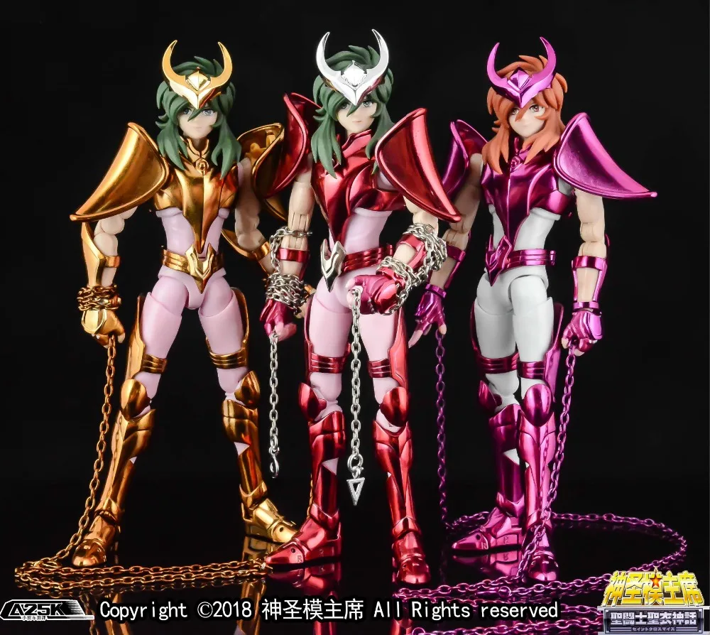 Figura de Ação Aurora Modelo Final Andromeda Shun v3 ex Bronze Saint Seiya Brinquedo Armadura Metal n gt