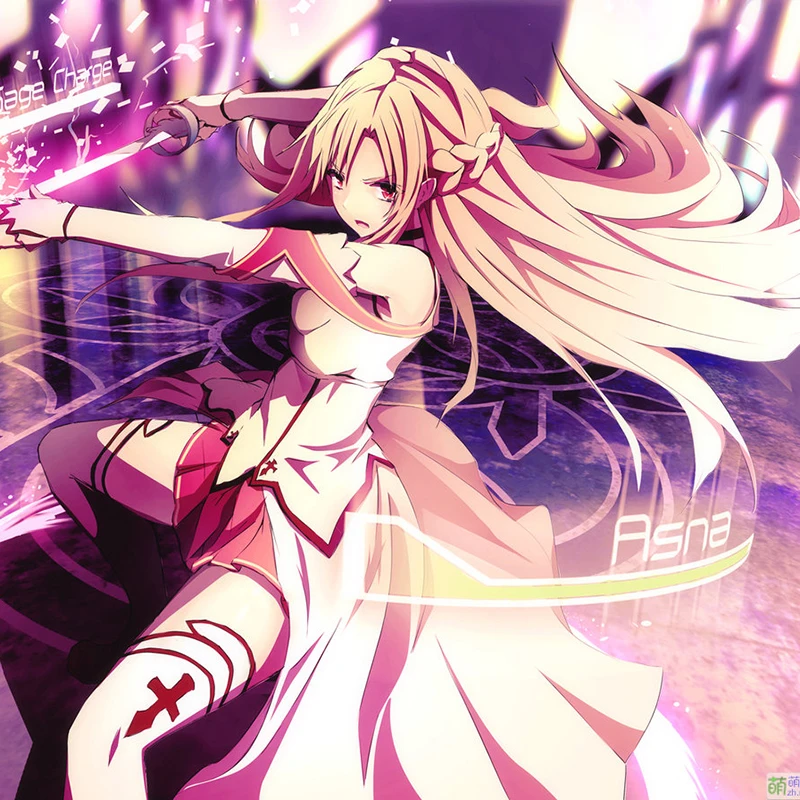 Аниме Sword Art Online (SAO) Юки костюм Asuna для косплея (костюмированных игр) костюмы